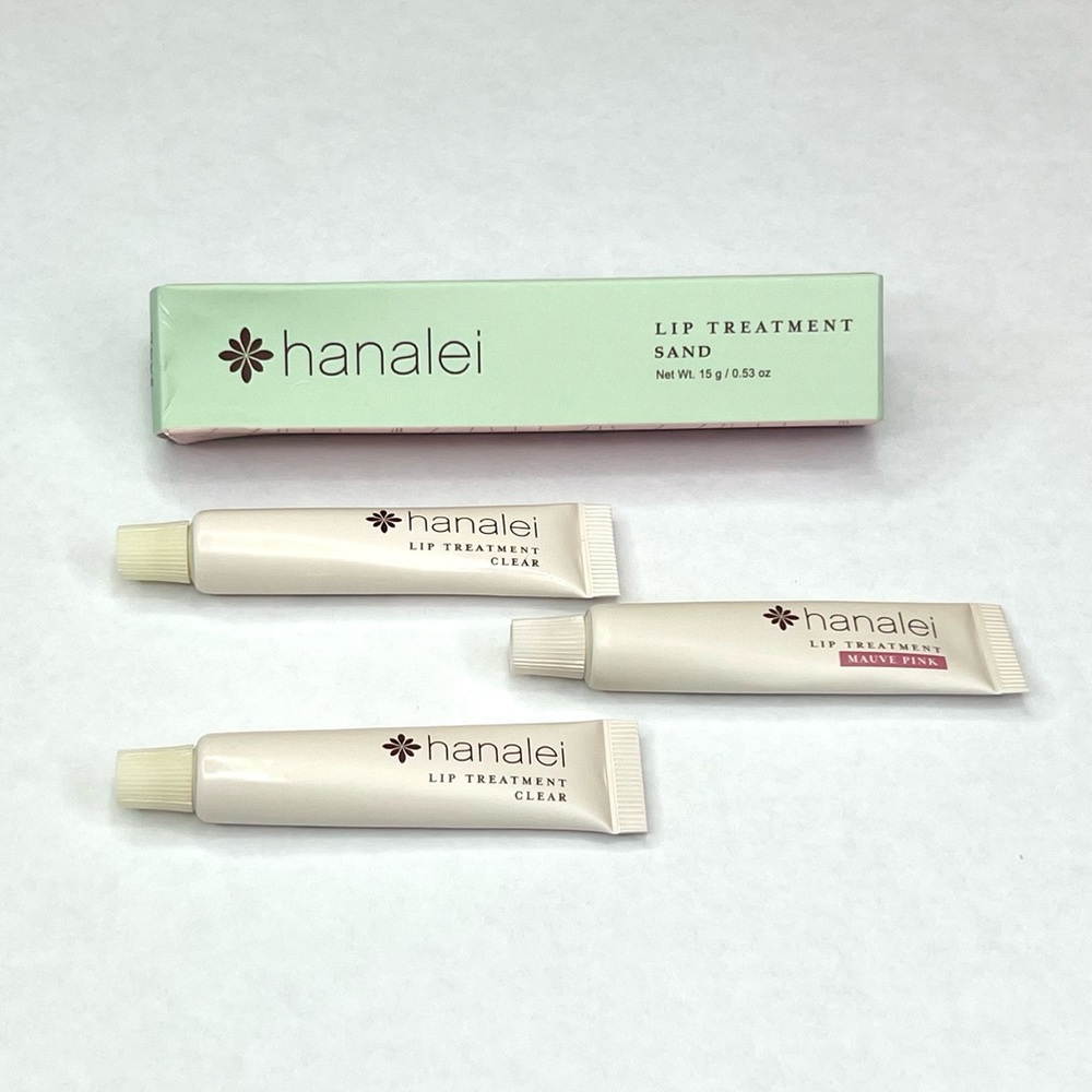 *SOLD* NWT NEW 10 Pc Hanalei Set Lip Treatment, Lip Scrub, Lip Balm & Eye Cream - Picture 2 of 16